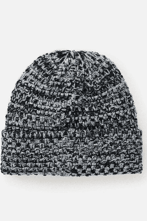 RipCurl Classic Jacquard Tall Men's Beanie | Black | Surfwax