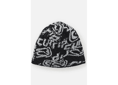 RipCurl Archive Revo Skull Men's Beanie | Black/Grey | Surfwax