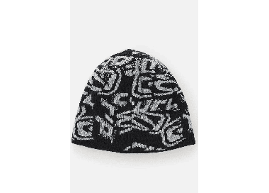 RipCurl Archive Revo Skull Men's Beanie | Black/Grey | Surfwax