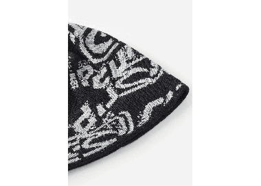 RipCurl Archive Revo Skull Men's Beanie | Black/Grey | Surfwax