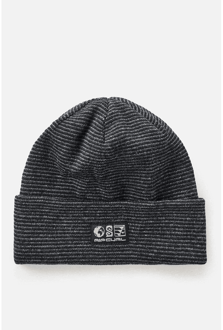 RipCurl Search Series Reg Men's Beanie | Black | Surfwax