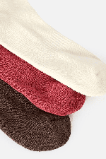 RipCurl Icons Of Surf Women's Socks 3 Pack | Maroon | Surfwax