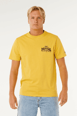 RipCurl Meo Peniche Pro 26 Men's Tee | Ochre | Surfwax