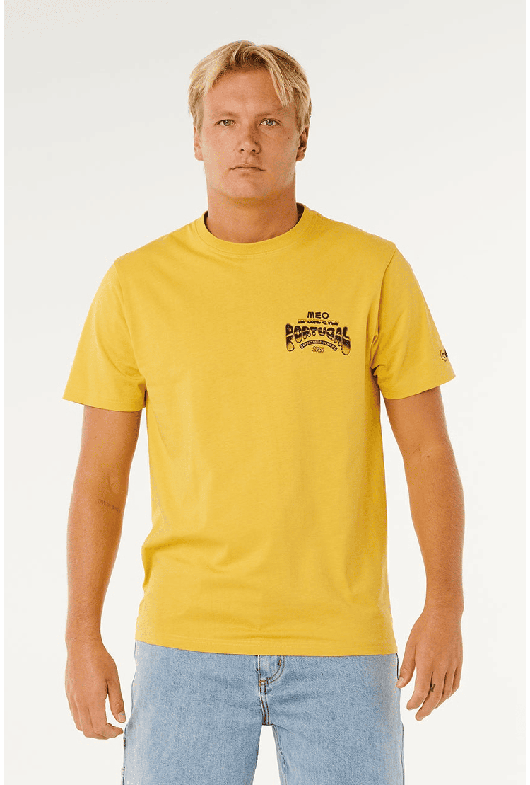 RipCurl Meo Peniche Pro 26 Men's Tee | Ochre | Surfwax