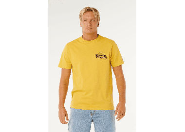 RipCurl Meo Peniche Pro 26 Men's Tee | Ochre | Surfwax
