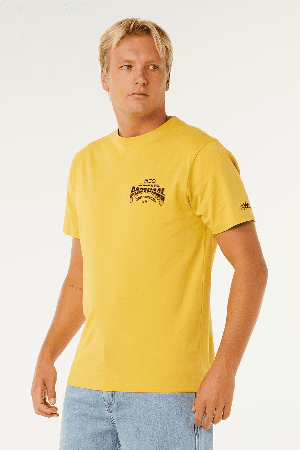 RipCurl Meo Peniche Pro 26 Men's Tee | Ochre | Surfwax