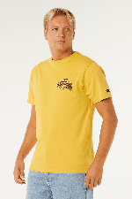 RipCurl Meo Peniche Pro 26 Men's Tee | Ochre | Surfwax