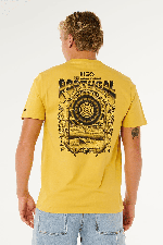 RipCurl Meo Peniche Pro 26 Men's Tee | Ochre | Surfwax