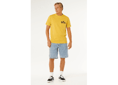 RipCurl Meo Peniche Pro 26 Men's Tee | Ochre | Surfwax