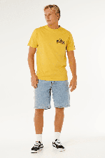 RipCurl Meo Peniche Pro 26 Men's Tee | Ochre | Surfwax