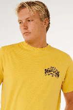 RipCurl Meo Peniche Pro 26 Men's Tee | Ochre | Surfwax