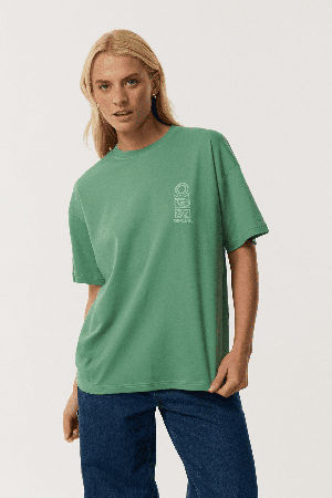 RipCurl Search Series Vaporcool Moteriški Marškinėliai | Dusty Green | Surfwax