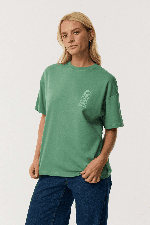 RipCurl Search Series Vaporcool Moteriški Marškinėliai | Dusty Green | Surfwax