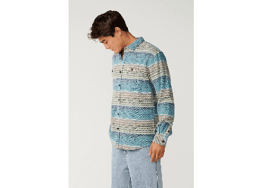 RipCurl Classic Surf Baja Men's Flannel Shirt | Dusty Jade | Surfwax