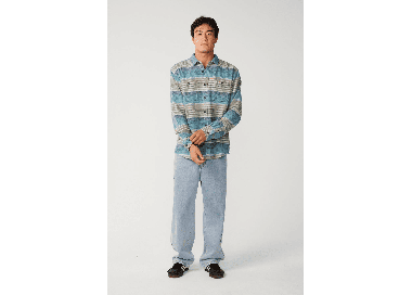 RipCurl Classic Surf Baja Men's Flannel Shirt | Dusty Jade | Surfwax