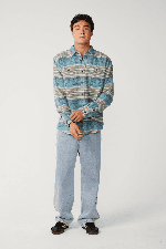 RipCurl Classic Surf Baja Men's Flannel Shirt | Dusty Jade | Surfwax