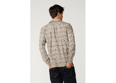 RipCurl Search Series Solucellair Men's Flannel Shirt | Storm Grey | Surfwax