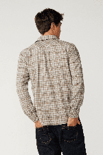 RipCurl Search Series Solucellair Men's Flannel Shirt | Storm Grey | Surfwax