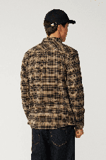 RipCurl Search Series Solucellair Men's Flannel Shirt | Black | Surfwax