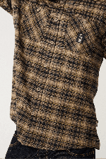 RipCurl Search Series Solucellair Men's Flannel Shirt | Black | Surfwax