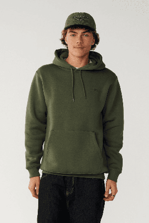 RipCurl Classic Surf Men's Hoodie | Dark Olive | Surfwax