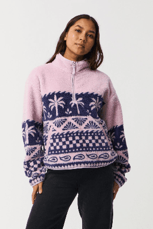 RipCurl Bossa Nova Women's Fleece | Lilac | Surfwax