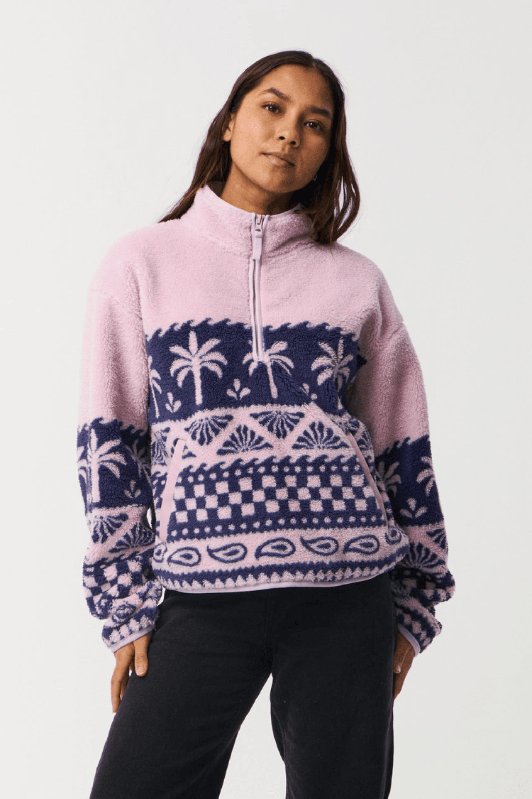 RipCurl Bossa Nova Women's Fleece | Lilac | Surfwax