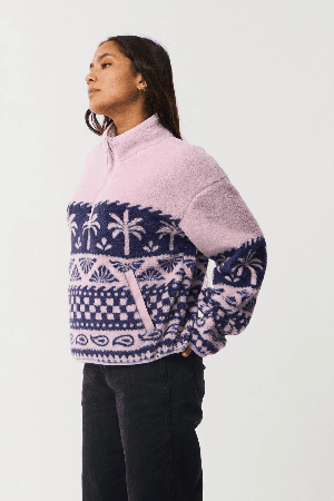 RipCurl Bossa Nova Women's Fleece | Lilac | Surfwax