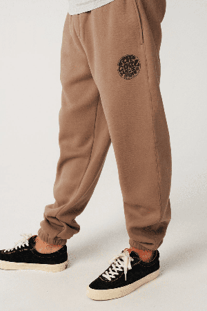 RipCurl Icons Of Surf Men's Trackpants | Walnut | Surfwax