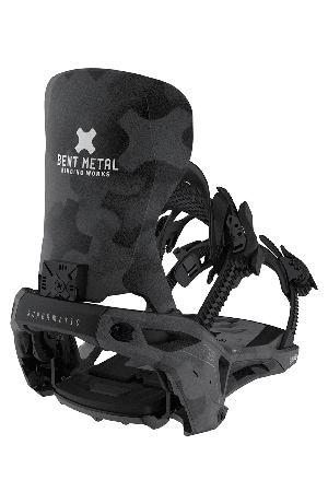 Bent Metal Lightning Supermatic ® Snowboard Binding | Black | Surfwax