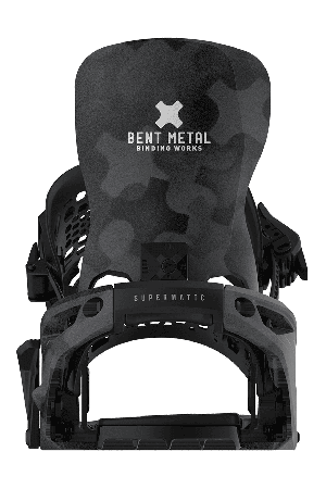 Bent Metal Lightning Supermatic ® Snowboard Binding | Black | Surfwax