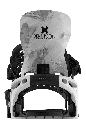 Bent Metal Lightning Supermatic ® Snowboard Binding | White | Surfwax