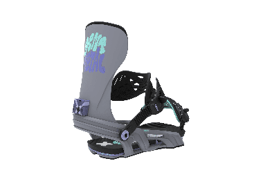 Bent Metal Stylist Women's Snowboard Binding | Grey | Surfwax