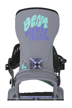 Bent Metal Stylist Women's Snowboard Binding | Grey | Surfwax