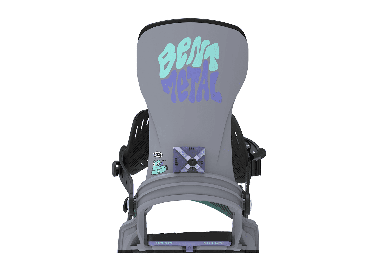 Bent Metal Stylist Women's Snowboard Binding | Grey | Surfwax