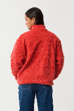 RipCurl Every Day Zip Through Moteriškas Bliuzonas | Red | Surfwax