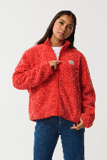 RipCurl Every Day Zip Through Moteriškas Bliuzonas | Red | Surfwax
