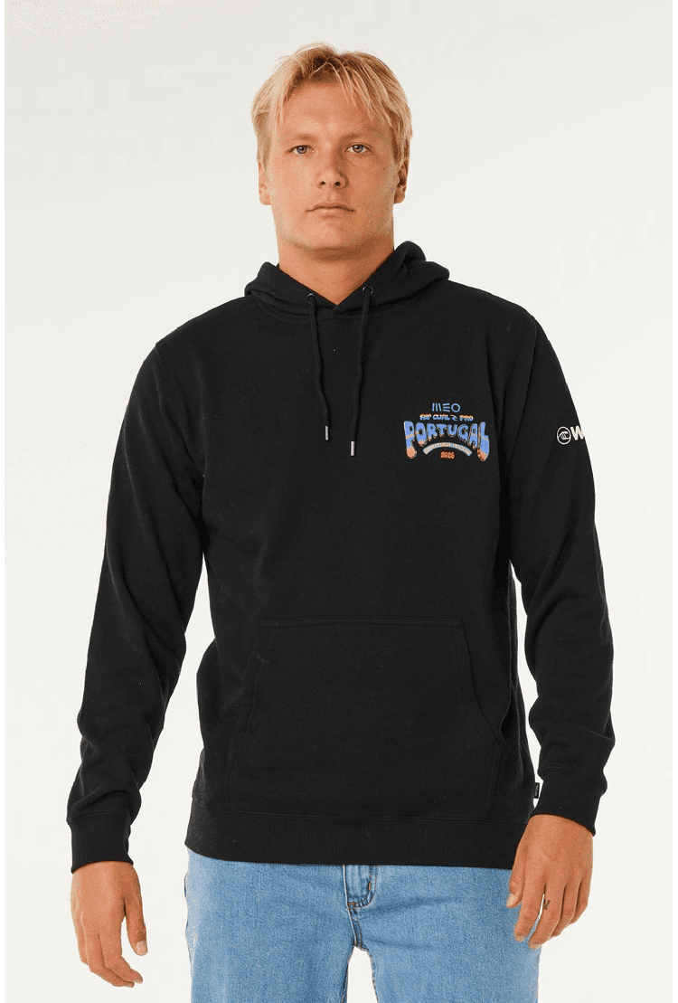 RipCurl Meo Peniche Pro 26 Men's Hoodie | Black | Surfwax