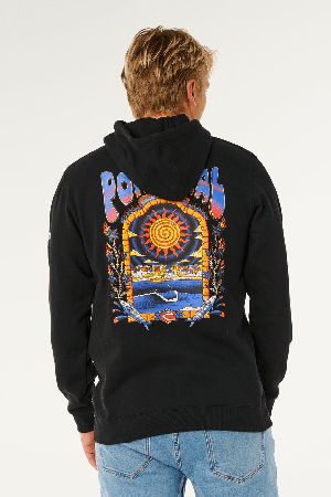 RipCurl Meo Peniche Pro 26 Men's Hoodie | Black | Surfwax