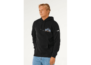 RipCurl Meo Peniche Pro 26 Men's Hoodie | Black | Surfwax