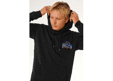 RipCurl Meo Peniche Pro 26 Men's Hoodie | Black | Surfwax