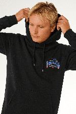 RipCurl Meo Peniche Pro 26 Men's Hoodie | Black | Surfwax