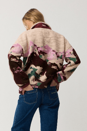 RipCurl Search Series Zip Through Women's Fleece | Dark Plum | Surfwax
