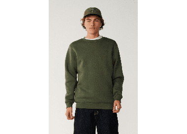 RipCurl Classic Surf Crew Men's Sweatshirt | Dark Olive | Surfwax