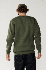 RipCurl Classic Surf Crew Men's Sweatshirt | Dark Olive | Surfwax