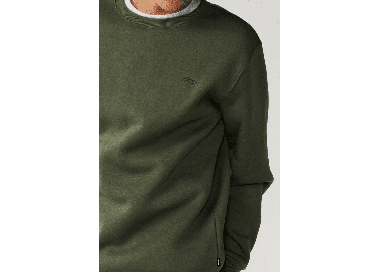 RipCurl Classic Surf Crew Men's Sweatshirt | Dark Olive | Surfwax
