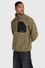 Brunotti Kelstyn Men's Fleece | Dusky Green | Surfwax