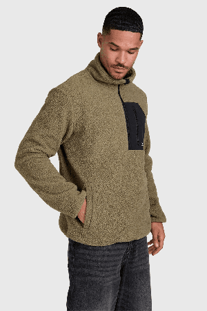 Brunotti Kelstyn Men's Fleece | Dusky Green | Surfwax