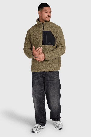 Brunotti Kelstyn Men's Fleece | Dusky Green | Surfwax