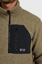 Brunotti Kelstyn Men's Fleece | Dusky Green | Surfwax
